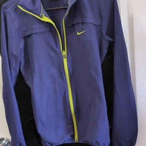Nike Women's Purple Jacket with Neon Accents